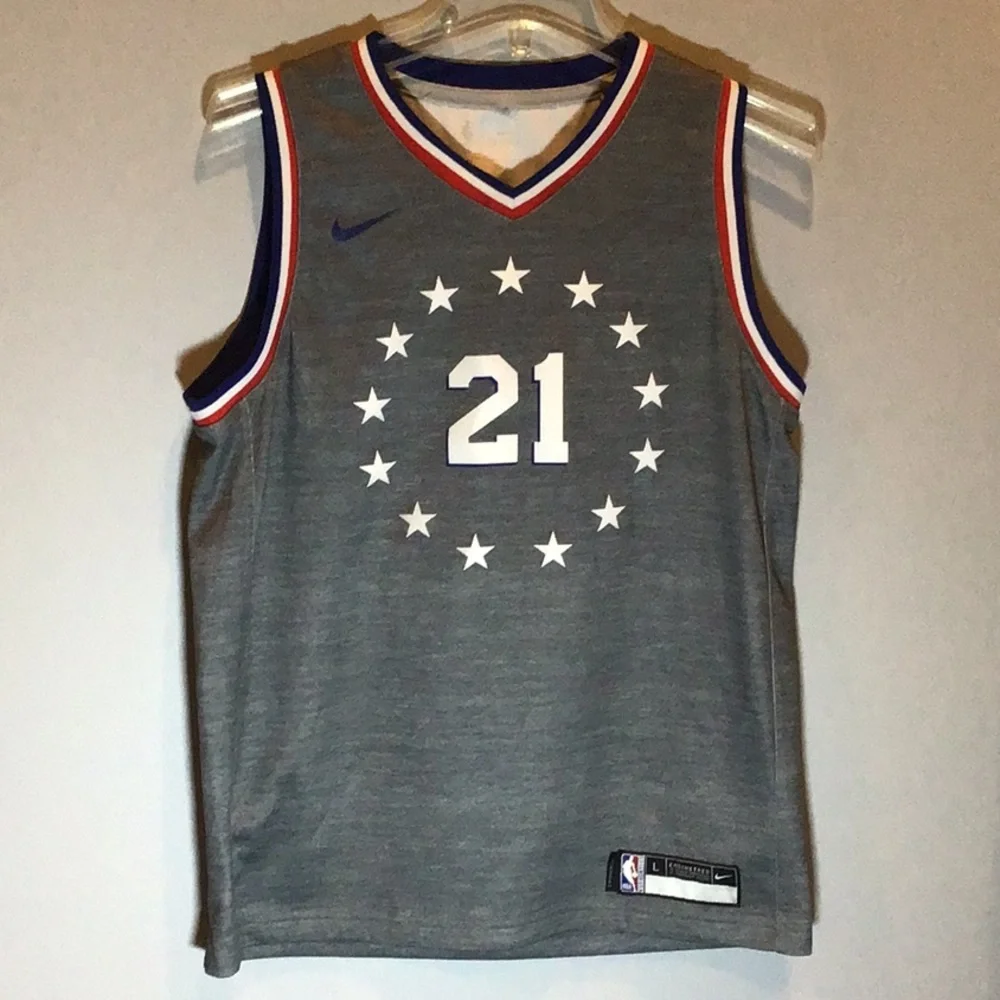 Joel Embiid Philadelphia 76ers basketball jersey